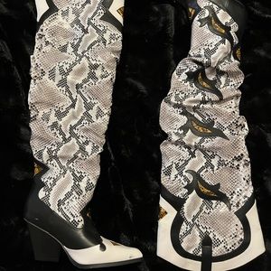 Thigh High Cow Girl Boots